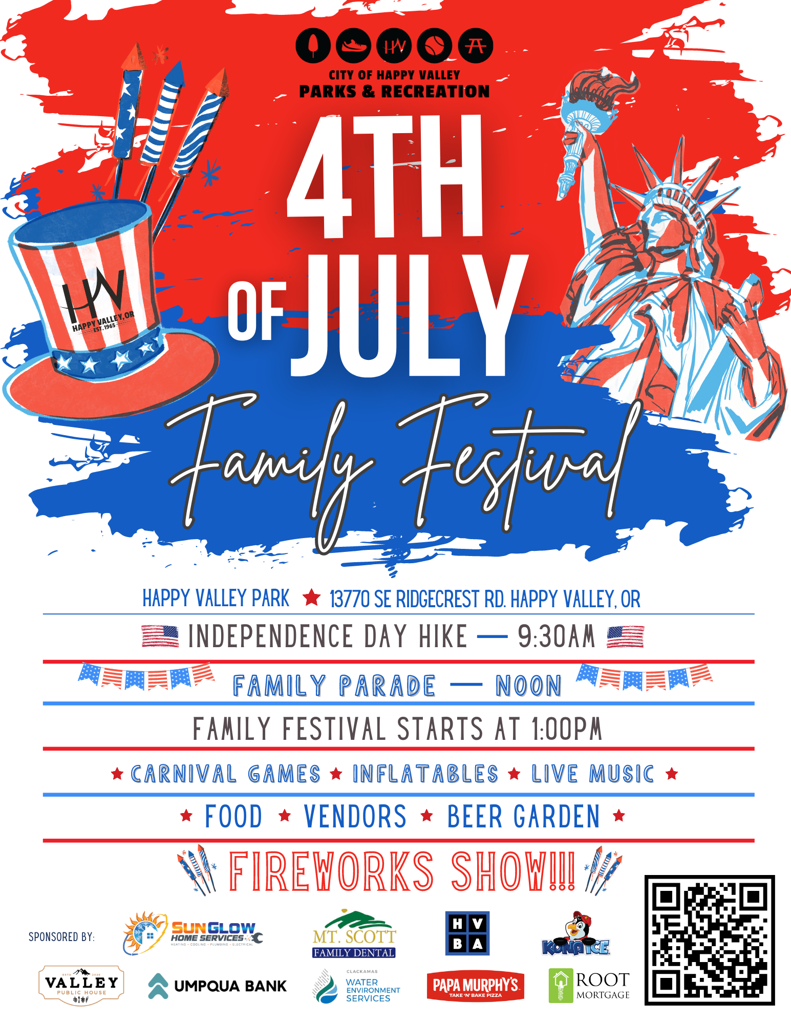 4th of July Family Festival City of Happy Valley